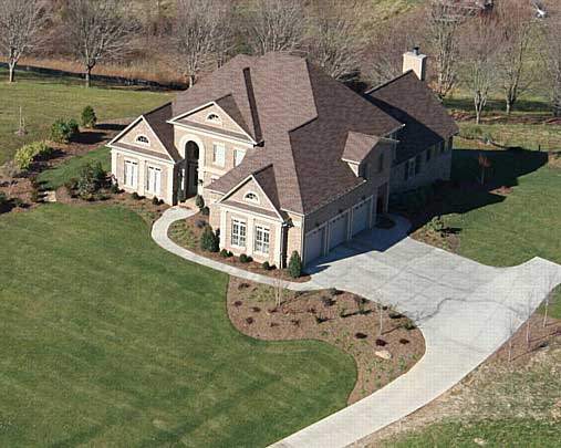 Birds Eye View image of Westover House Plan